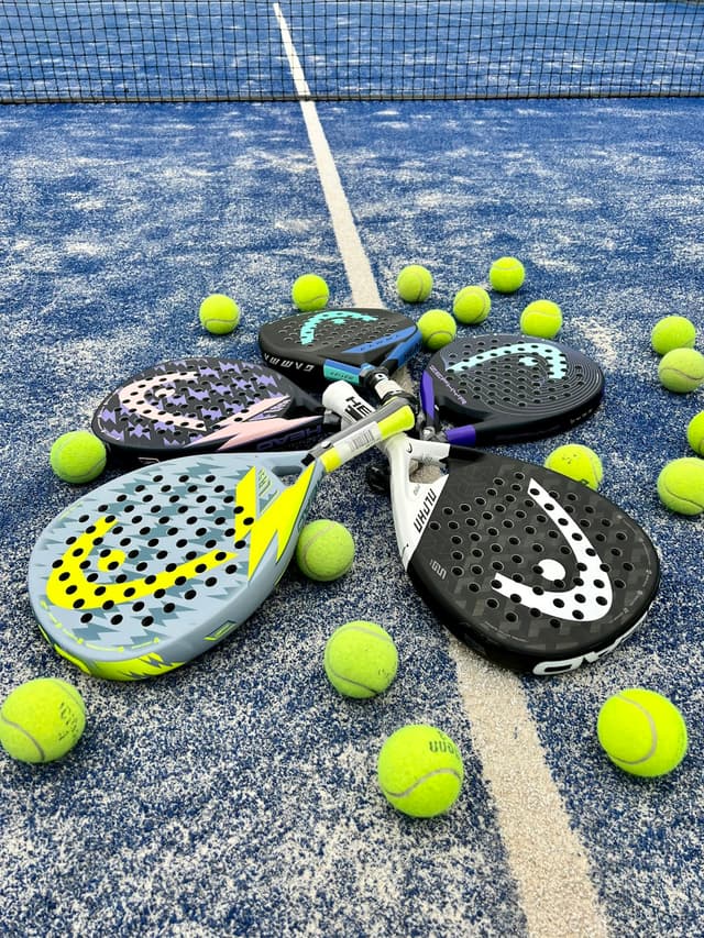Padel tennis paddles and equipment